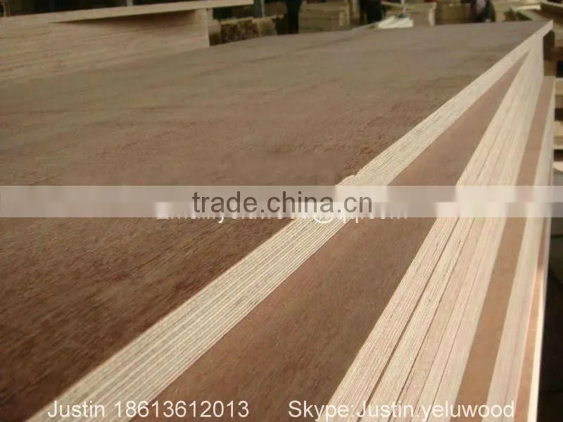 best price poplar core okoume face from facoty commercial plywood