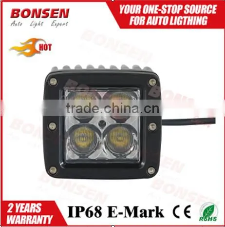 best selling products 360w 9'' LED offroad working driving light 4D reflectors for 4DW SUV UTV ATV waterproof 32400lm