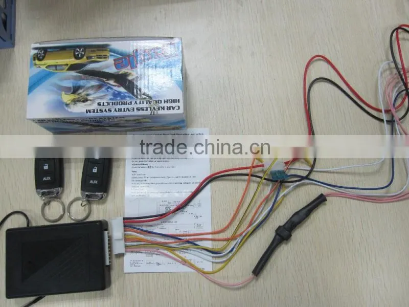 2016 Full function car keyless entry system with trunk release output hot sale in Mid-east and Vietnam