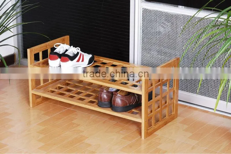 Bamboo Shoes Display Rack