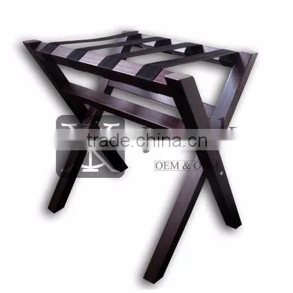 LG-057 Hotel Furniture Bamboo Side Luggage Rack
