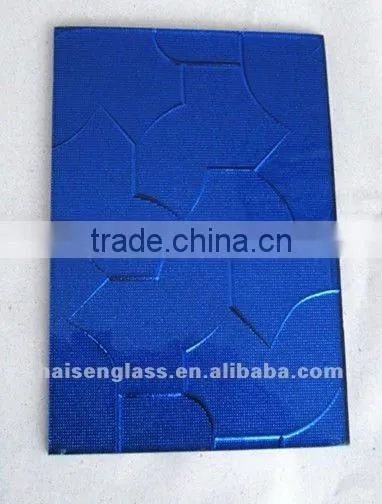 Blue patterned mirrors/decorative patterned mirror,