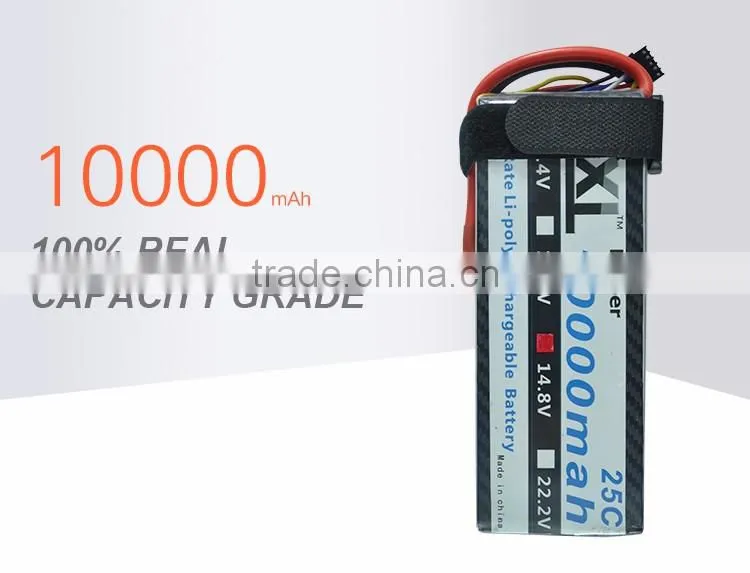25C RC model airplane 10000mAh 14.8V RC Model lipo battery