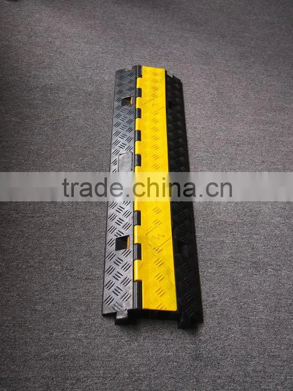 2016 High PVC Quality 2-channel Cable Protector Floor Cover use