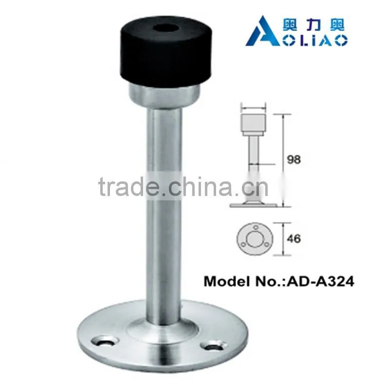 High quality stainless steel door stopper and rubber door stopper
