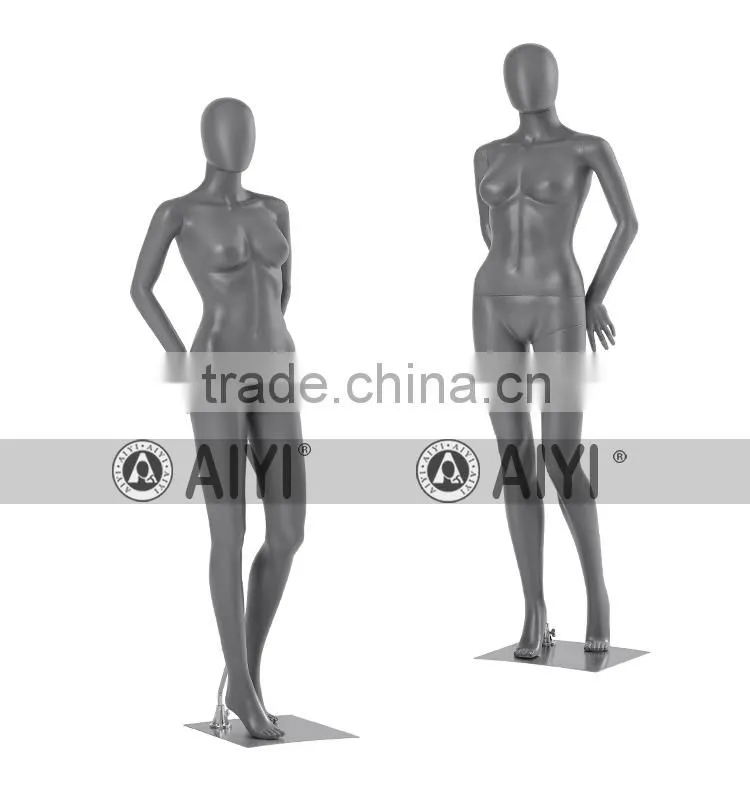 Pewter Female Full Body Sexy Underwear Mannequin Bust