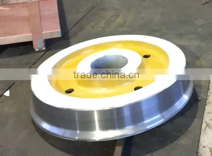 High quality single rim crane wheels