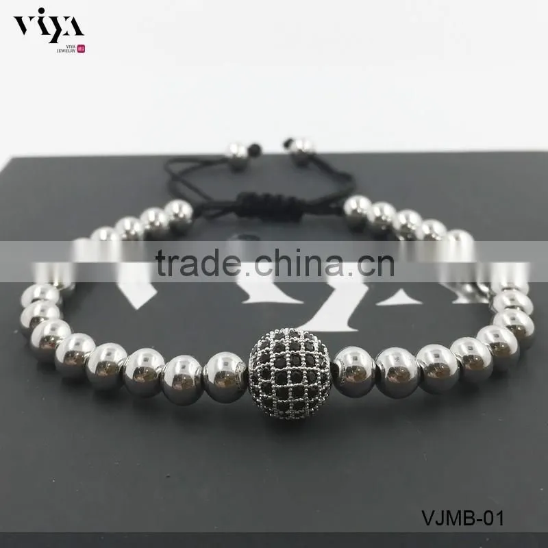 2016 The Best Selling Chinese Knot Beads Bracelet with 316L Stainless Steel Bracelet Jewelry Gifts for Women