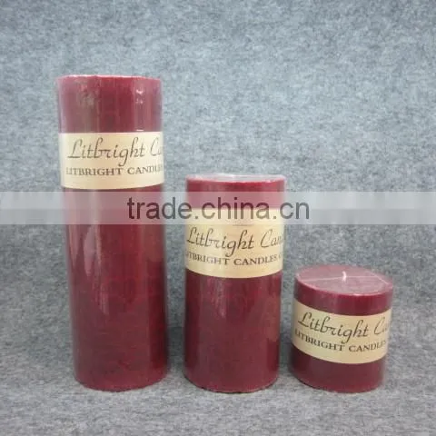 Scented Pillar Candle , No anti-Dumping Duty, Aroma Candle, Walmart Vendor, 10 Years Experience of Candle Production