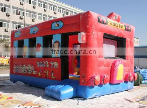 inflatable jumper school bus inflatable bus