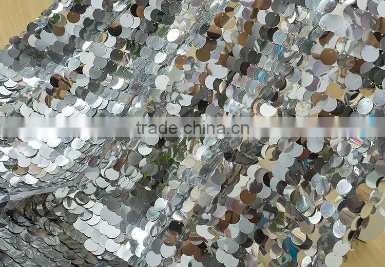 Sequin fabric/sequin yarn/sequin and beaded fabric
