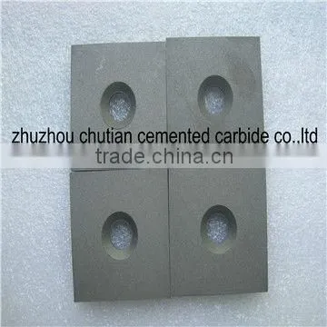 zhuzhuo factory suply high quality and cheapest hard metal alloyplate 36*36*5mm with hole