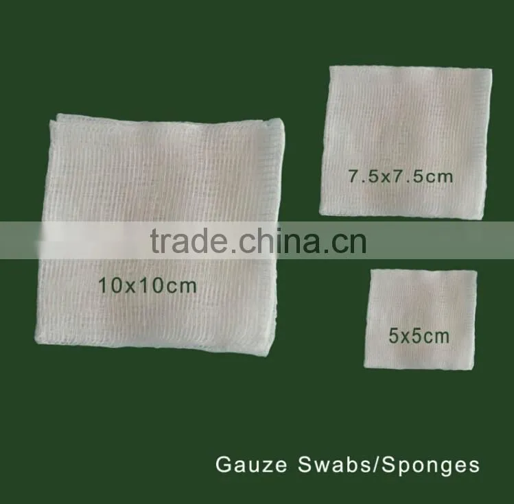 Disposable Cotton Gauze Swabs CE ISO FDA
