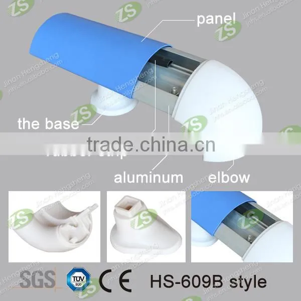 Plastic and Aluminum Handrails used for Hospital Corridor