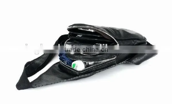 Leather Fanny Waist Packpack Shoulder Clutch Bag Handbag chest waterproof backpack