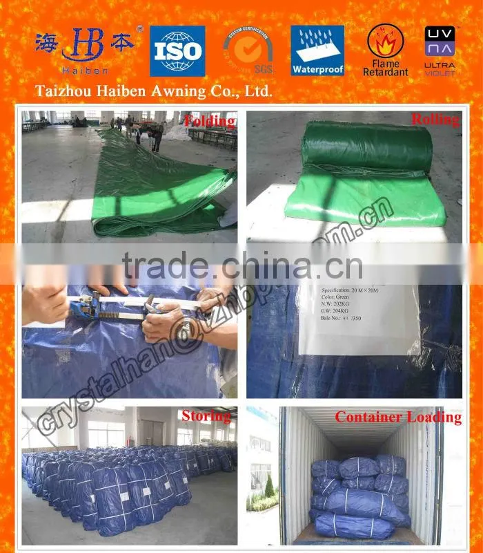 PVC Truck Tarp With Metal Rings