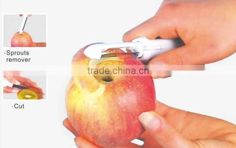 ABS+S/S 20*2.5 Kitchen tools stainless steel multi peeler/potato peeler/vegetable&fruit peeler