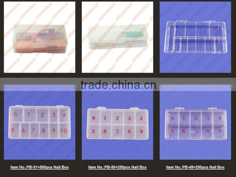 5g Jar 12pcs/set Empty Case Nail Art Tips Box Cosmetic acrylic powder jar Wholesale