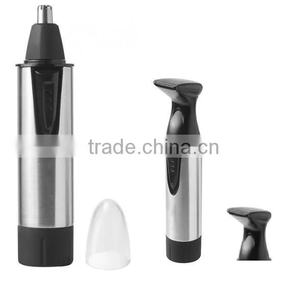 Waterproof Nose and Ear Hair Trimmer With LED Light