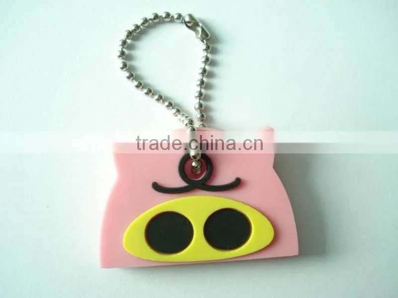 Promotional PVC key head cap