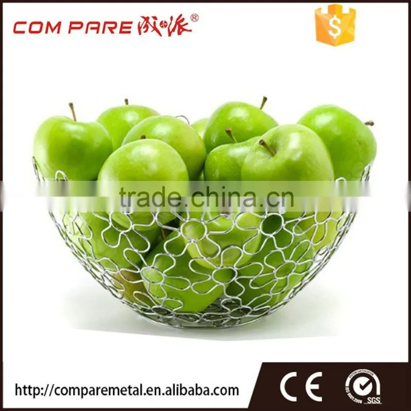 Flower Pattern Fruit Bowl
