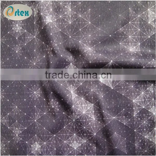 polyester spandex digital printing knitting fabric