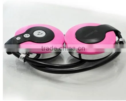 Fashion Super Mini wireless neckband sport Bluetooth Stereo Headset in 2014