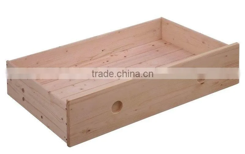 single double bed underbed drawer trundle bed with drawer storage#SP-P014S