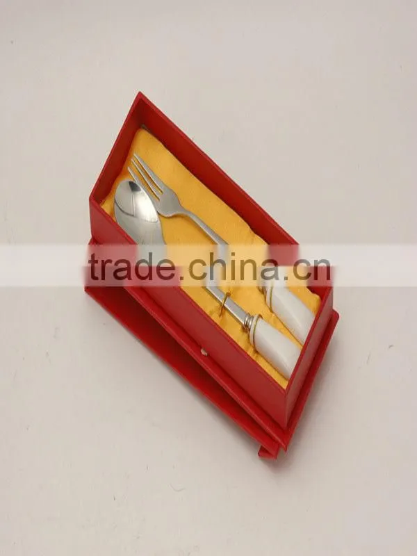 2014New style stainless steel Dinnerware sets,Tableware sets, ceramic fork and spoon set