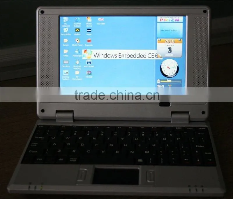 7" Mini Netbook Laptop Notebook WIFI Windows CE 6.0 2GB HD