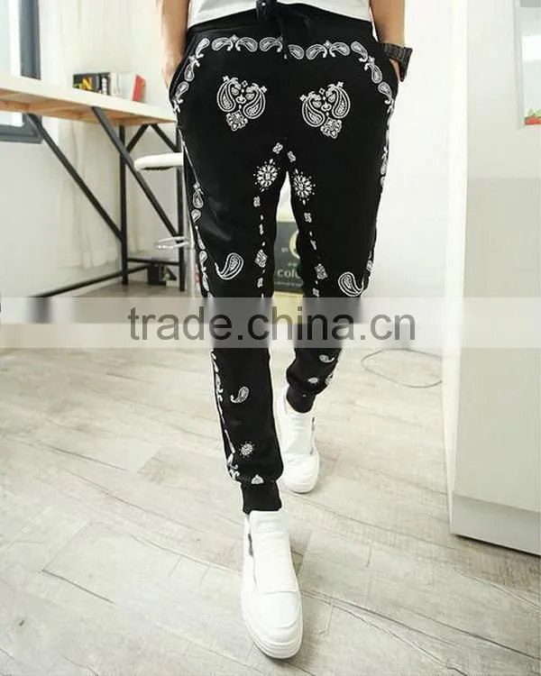 High quality most popular men's black casual trousers