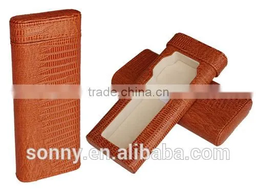 Brown Leather Wholesale Watch Case