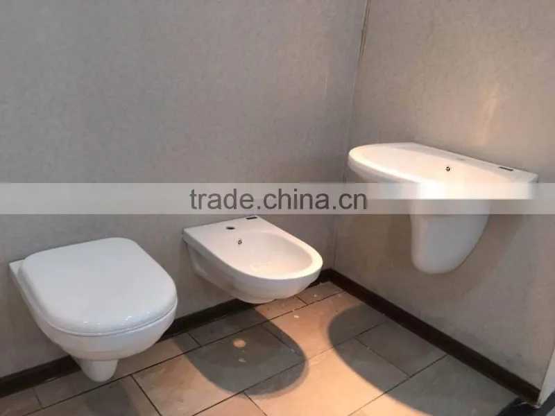 Made in china ceramic with wall-hung toilet bwol