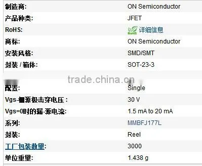 Genuine original MMBFJ177LT1G SOT23-3 FET JFET 10mA 25V