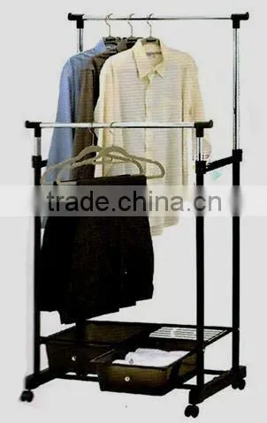 Fashion sales metal wire hanger with clips