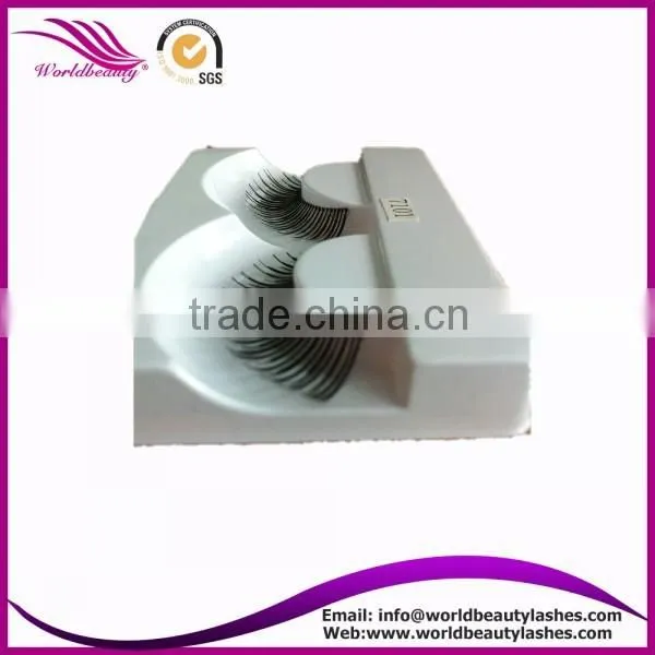 Quick delivery wholesale price synthetic hair natural eyelashes