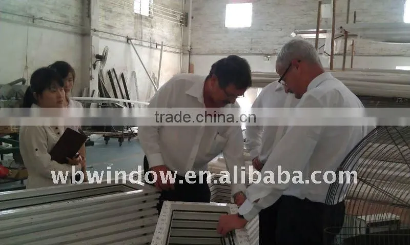 window blind or shutter constructed from angled slats of platic