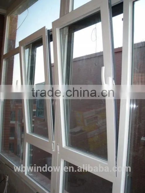 Beautiful Vinyl exterior tilt and turn window for the house,Vinyl double sash windows and doors