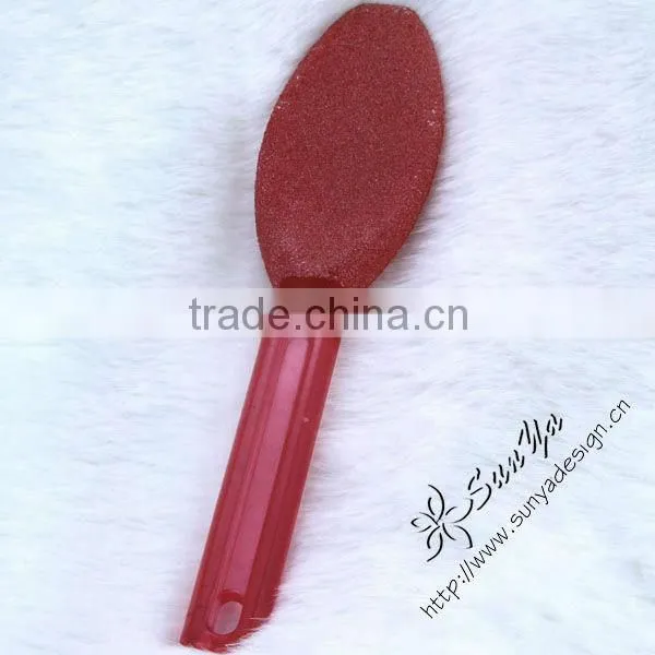 Plastic handle foot file
