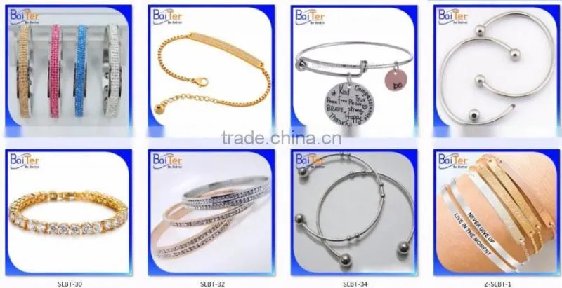 Hotsale Fashion Mens Silver Stainless Steel Handcuff Bracelet Wholesale