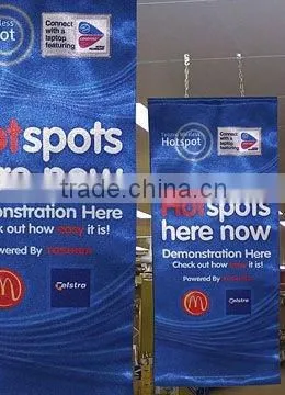 Inkjet printing banner fabric water resistant