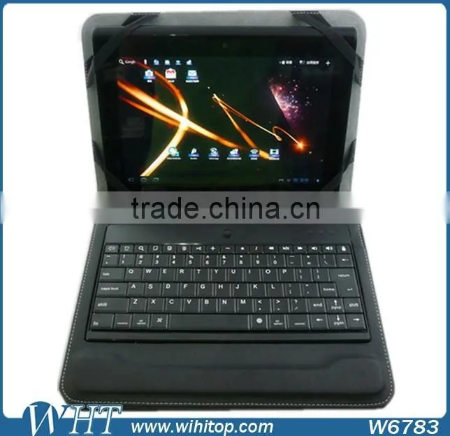 2015 Products Wholesale for Android 10.1 inch Universal Tablet Bluetooth Wireless Keyboard Case With Stand