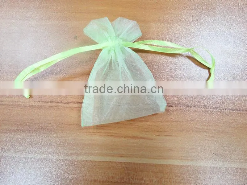 wholesale custom embroidered organza pouch/bags for small thing
