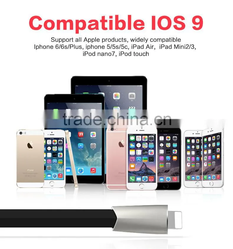 Universal in car multi-function usb charger cable for iphone 6