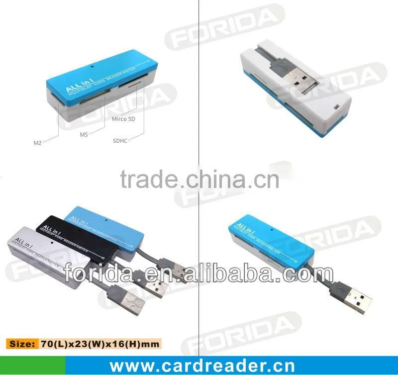 New Arrival usb 2.0 multi slot card reader with factory price