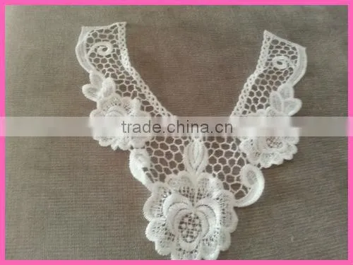 Hot sale new design embroidery lace trim for garment accessory
