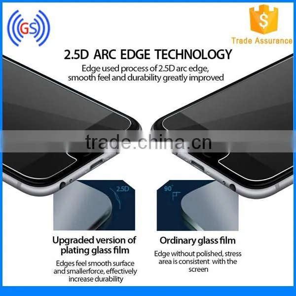 0.3mm,9H,2.5D Round Angle Accessory For Iphone 7 Screen Protector Tempered Glass
