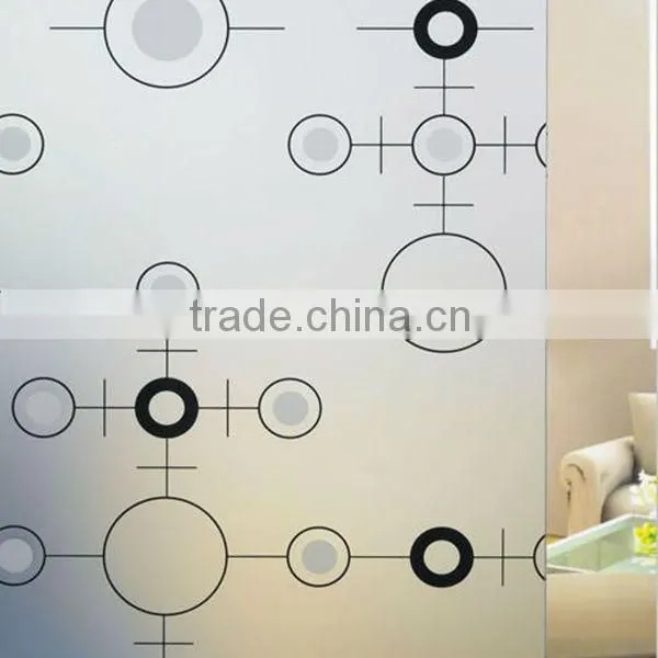 Different sizes of deep-etched pattern glass