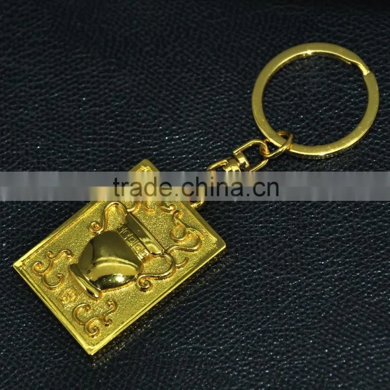 TOP quality gold keychain ring supplies