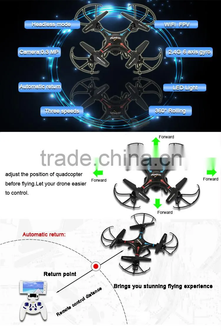 2.4G FPV small aircraft manufacturers drone with hd camera